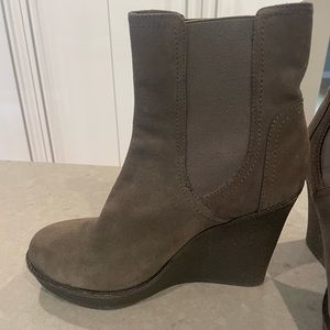 Splendid Gray Wedge Bootie Size 10